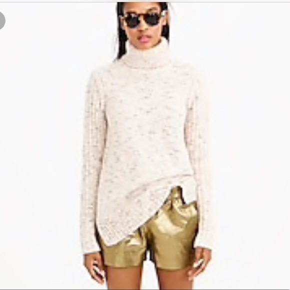 J. Crew Pants - METALLIC LINEN SHORT🌸